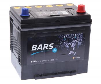 Аккумулятор BARS Asia 65Ач обратная полярность BARS 6ст65(0) 75d23l 88d23l