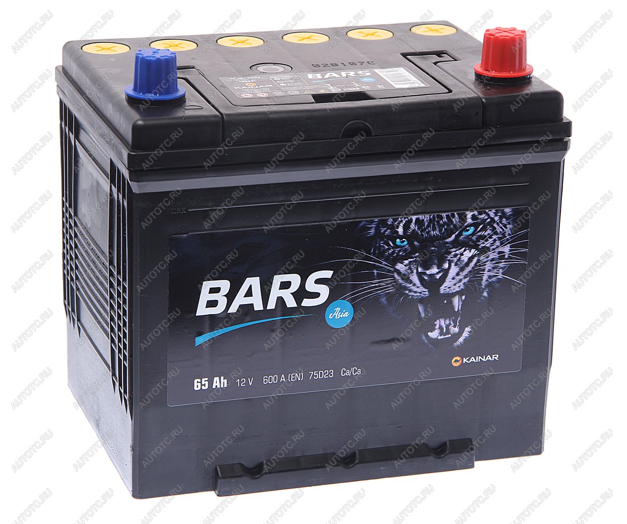 7 999 р. Аккумулятор BARS Asia 65Ач обратная полярность BARS 6ст65(0) 75d23l 88d23l  с доставкой в г. Воронеж