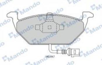 2 599 р. Колодки тормозные передние (4шт.) MANDO Audi A3 8L1 хэтчбэк 3 дв. дорестайлинг (1996-2000)  с доставкой в г. Воронеж. Увеличить фотографию 1