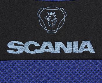 2 299 р. Авточехлы SCANIA 5 series (1 высокий, 1 низкий) жаккард черно-синие комплект АВТОРЕАЛ АВТОРЕАЛ scania 5 1+1 чр-син  с доставкой в г. Воронеж. Увеличить фотографию 2