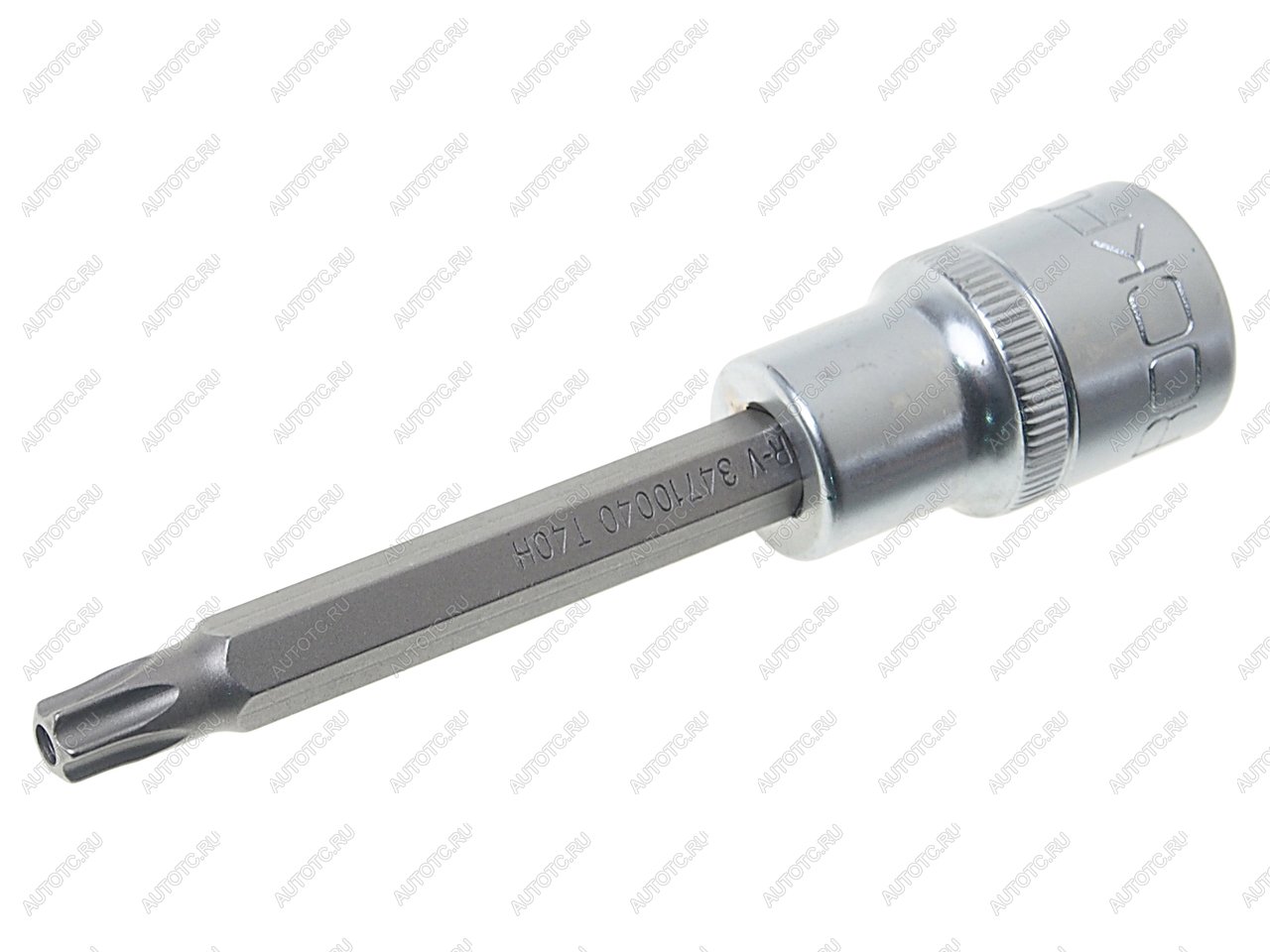 227 р. Бита-головка 12 TORX T40х100мм с отверстием ROCKFORCE ROCKFORCE rf-34710040  с доставкой в г. Воронеж