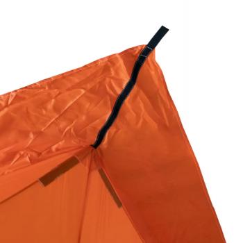 10 649 р. Палатка зимняя куб СЛЕДОПЫТ 2,1 х2,1 м, Oxford 210D PU 1000, оранжевыйбелый  pf-tw-06  с доставкой в г. Воронеж. Увеличить фотографию 4