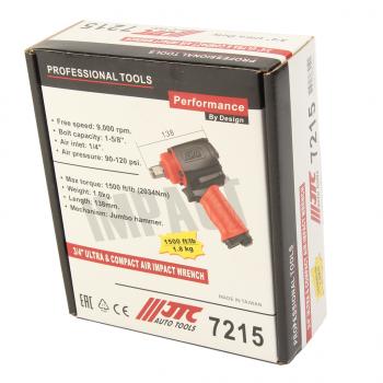 28 999 р. Гайковерт пневматический 34 2034Нм 9000обмин. 90-120PSI JTC  jtc-7215  с доставкой в г. Воронеж. Увеличить фотографию 9
