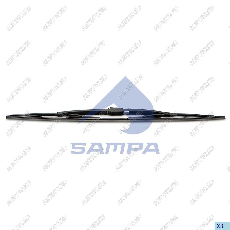 419 р. Щетка стеклоочистителя IVECO MAN MERCEDES VOLVO 650мм каркасная SAMPA SAMPA 202.142  с доставкой в г. Воронеж