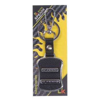 Брелок EXEED черный, металл, кожа MASHINOKOM MASHINOKOM bmk 036