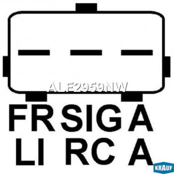 14 999 р. Генератор FORD Mondeo (00-) KRAUF KRAUF alf2959nw  с доставкой в г. Воронеж. Увеличить фотографию 8