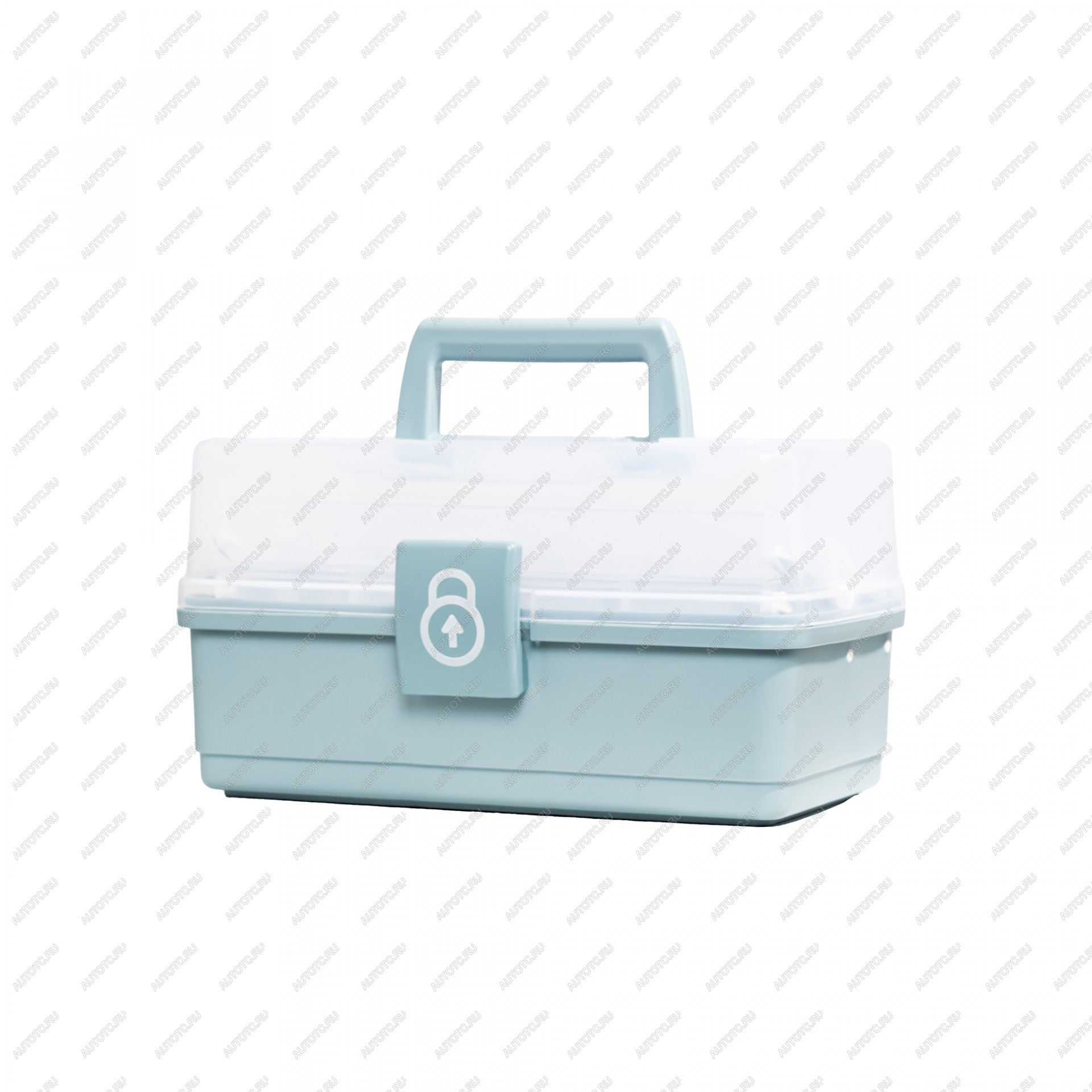 1 099 р. Ящик для инструмента IRIS KIT BOX 27 серо-голубой  297792  с доставкой в г. Воронеж
