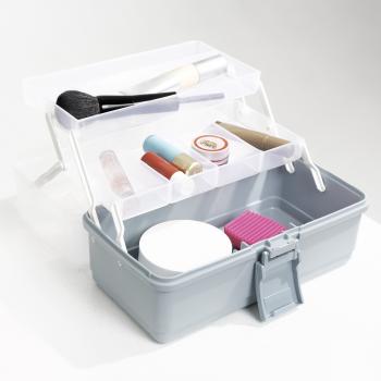 1 099 р. Ящик для инструмента IRIS KIT BOX 27 серо-голубой  297792  с доставкой в г. Воронеж. Увеличить фотографию 4