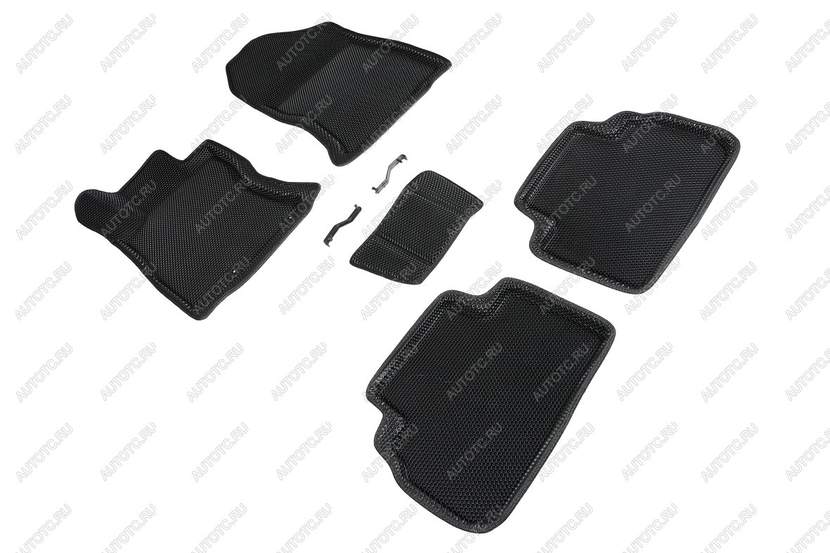 5 499 р. Коврики EVA 3D соты для Subaru Forester V 2018-н.в. Seintex 95441  с доставкой в г. Воронеж
