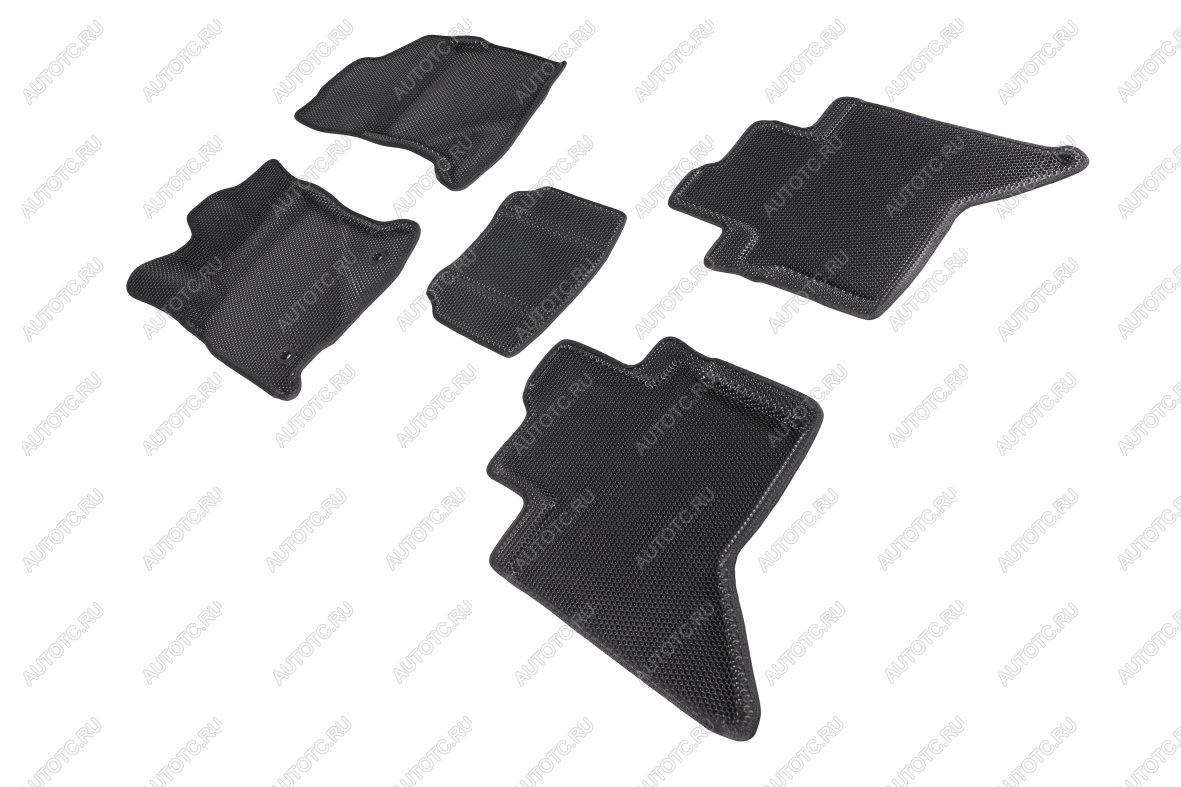 5 849 р. Коврики EVA 3D соты для Toyota Hilux VIII 2015-н.в. Seintex 95446  с доставкой в г. Воронеж