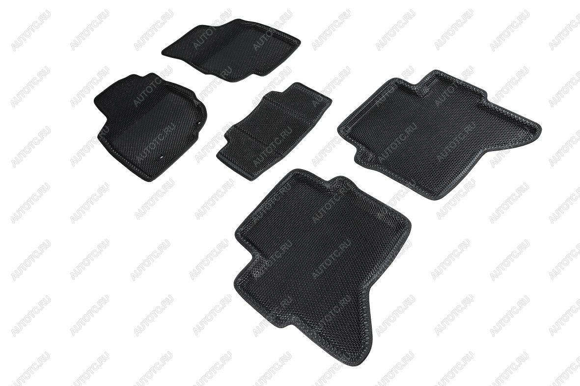 5 849 р. Коврики EVA 3D соты для Toyota Hilux 2012-2015 Seintex 95447  с доставкой в г. Воронеж