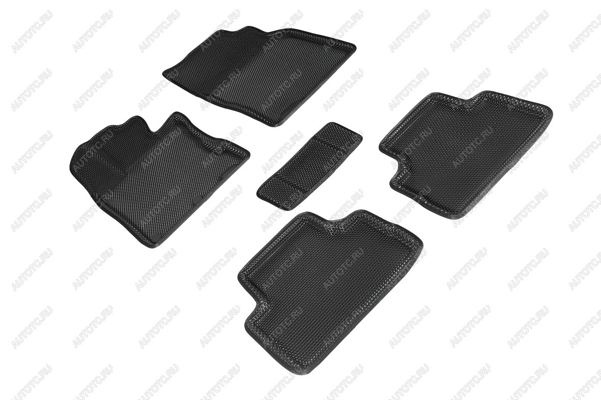5 249 р. Коврики EVA 3D соты для Nissan Qashqai II (Японская сборка) 2014-2016 Seintex 97245  с доставкой в г. Воронеж