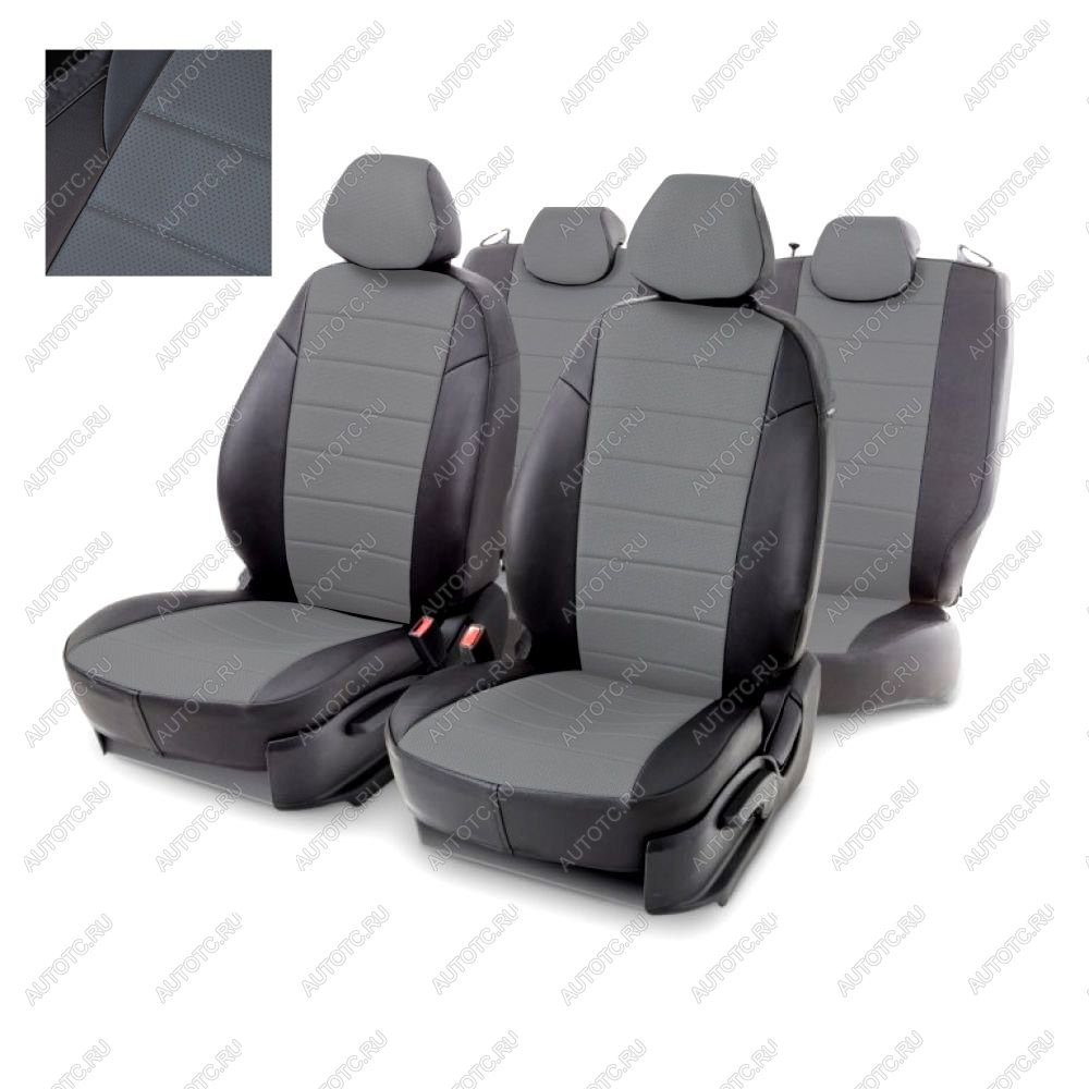 6 999 р. Чехлы из экокожи для Subaru Forester IV 2012-н.в. Seintex 98714  с доставкой в г. Воронеж