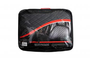 7 549 р. Чехлы из экокожи Ромб для Lada Granta Sedan 4060 airbag 2012-н.в. Seintex 93389  с доставкой в г. Воронеж. Увеличить фотографию 2
