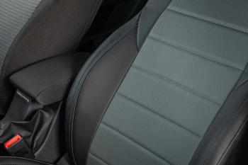 6 999 р. Чехлы из экокожи для Skoda Octavia A7 (со складным креслом) 2017-2020 Seintex 93302  с доставкой в г. Воронеж. Увеличить фотографию 3
