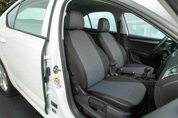 4 999 р. Чехлы из Жаккарда для Skoda Octavia A8 (без подлокотника) 2020-н.в. Seintex 95782  с доставкой в г. Воронеж. Увеличить фотографию 2