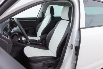 6 999 р. Чехлы из экокожи для Skoda Octavia A8 4060 (без подл.) Style Plus 2020-н.в. Seintex 95780  с доставкой в г. Воронеж. Увеличить фотографию 2