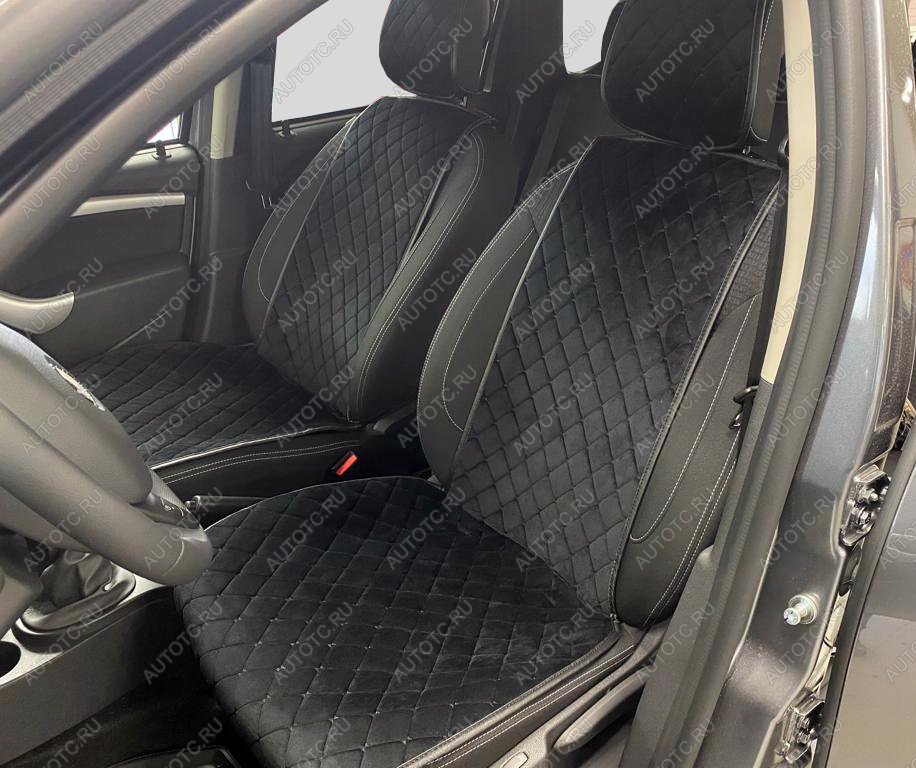 3 899 р. Накидки для сидений автомобиля из велюра (полный комплект) Seintex 97872  с доставкой в г. Воронеж