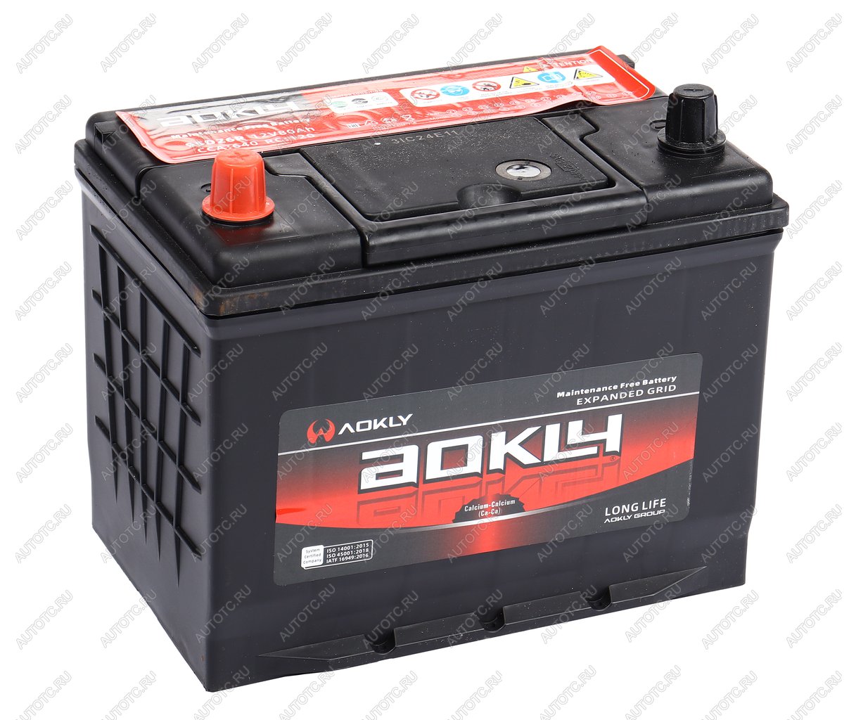 9 799 р. Аккумулятор AOKLY 80Ач AOKLY 6ст80(1) 95d26r  с доставкой в г. Воронеж