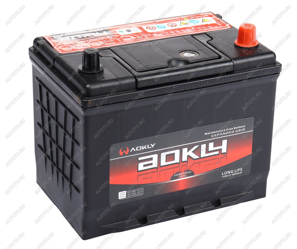 9 349 р. Аккумулятор AOKLY 80Ач обратная полярность AOKLY 6ст80(0) 95d26l  с доставкой в г. Воронеж