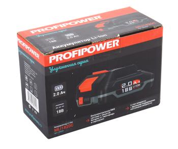1 459 р. Аккумулятор для электроинструмента 18.0В 2.0Ач PROFIPOWER PROFIPOWER x0025  с доставкой в г. Воронеж. Увеличить фотографию 4
