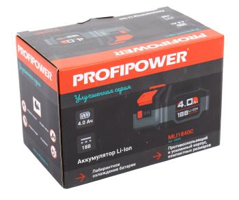 5 399 р. Аккумулятор для электроинструмента 18.0В 4.0Ач PROFIPOWER PROFIPOWER x0026  с доставкой в г. Воронеж. Увеличить фотографию 4