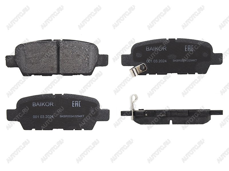 799 р. Колодки тормозные зад NISSAN J10 06-13 X-TRAIL T## 00- TIIDA C11 05-12 BAIKOR BKBR0034  с доставкой в г. Воронеж
