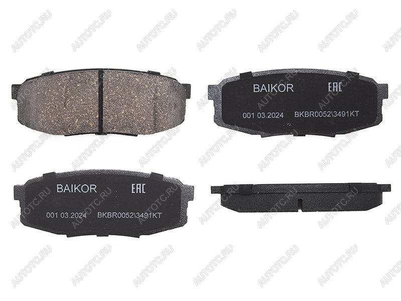 919 р. Колодки тормозные зад TOYOTA LAND CRUISER 200TUNDRASEQUOIA 07-LEXUS LX570 07- BAIKOR BKBR0052  с доставкой в г. Воронеж