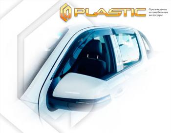 2 079 р. Дефлектора окон CA-Plastic Sollers ST6 пикап (2023-2025) (серия Classic полупрозрачный)  с доставкой в г. Воронеж. Увеличить фотографию 2