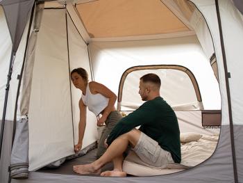 55 999 р. Палатка Naturehike Cape 12.9 быстросборная, серая  cnk2350ws016-mbr  с доставкой в г. Воронеж. Увеличить фотографию 9