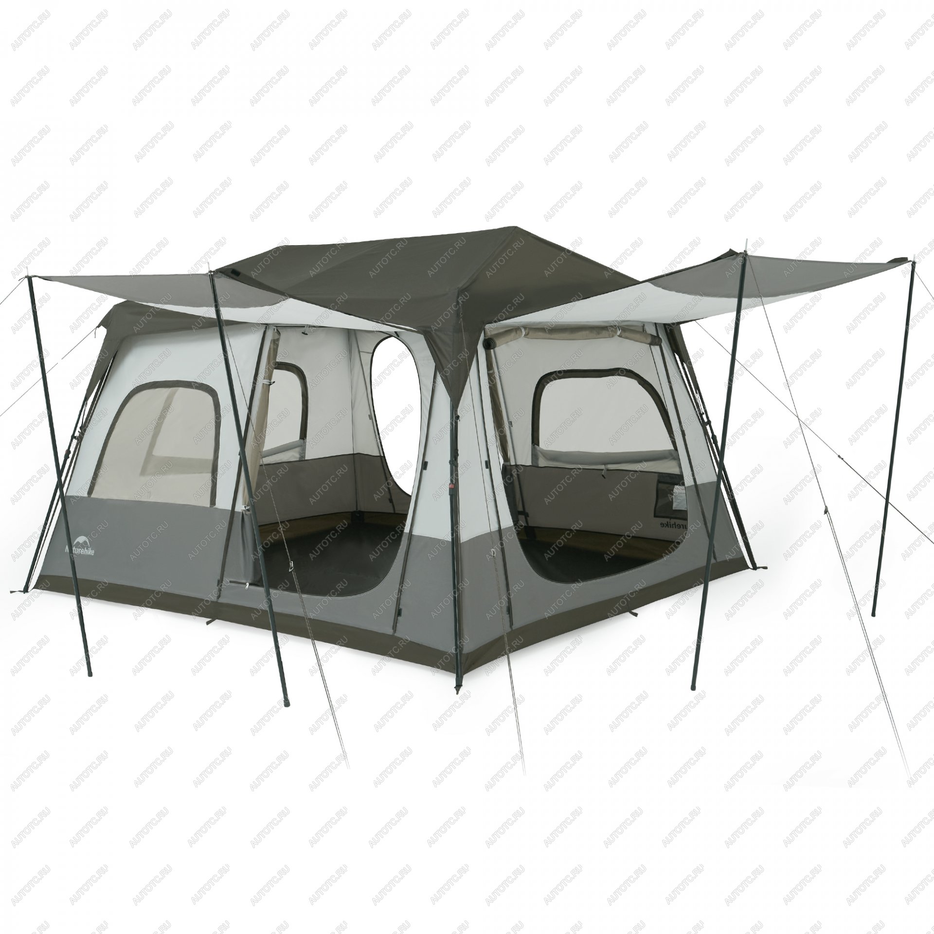 34 999 р. Палатка Naturehike Cape 8.3 быстросборная, серая  cnk2350ws014-mbr  с доставкой в г. Воронеж