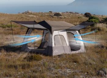 34 999 р. Палатка Naturehike Cape 8.3 быстросборная, серая  cnk2350ws014-mbr  с доставкой в г. Воронеж. Увеличить фотографию 8