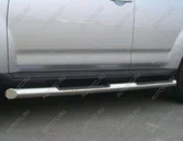 24 549 р. Пороги труба с накладками SLITKOFF  CITROEN C-crosser (2007-2012) (d76 мм)  с доставкой в г. Воронеж