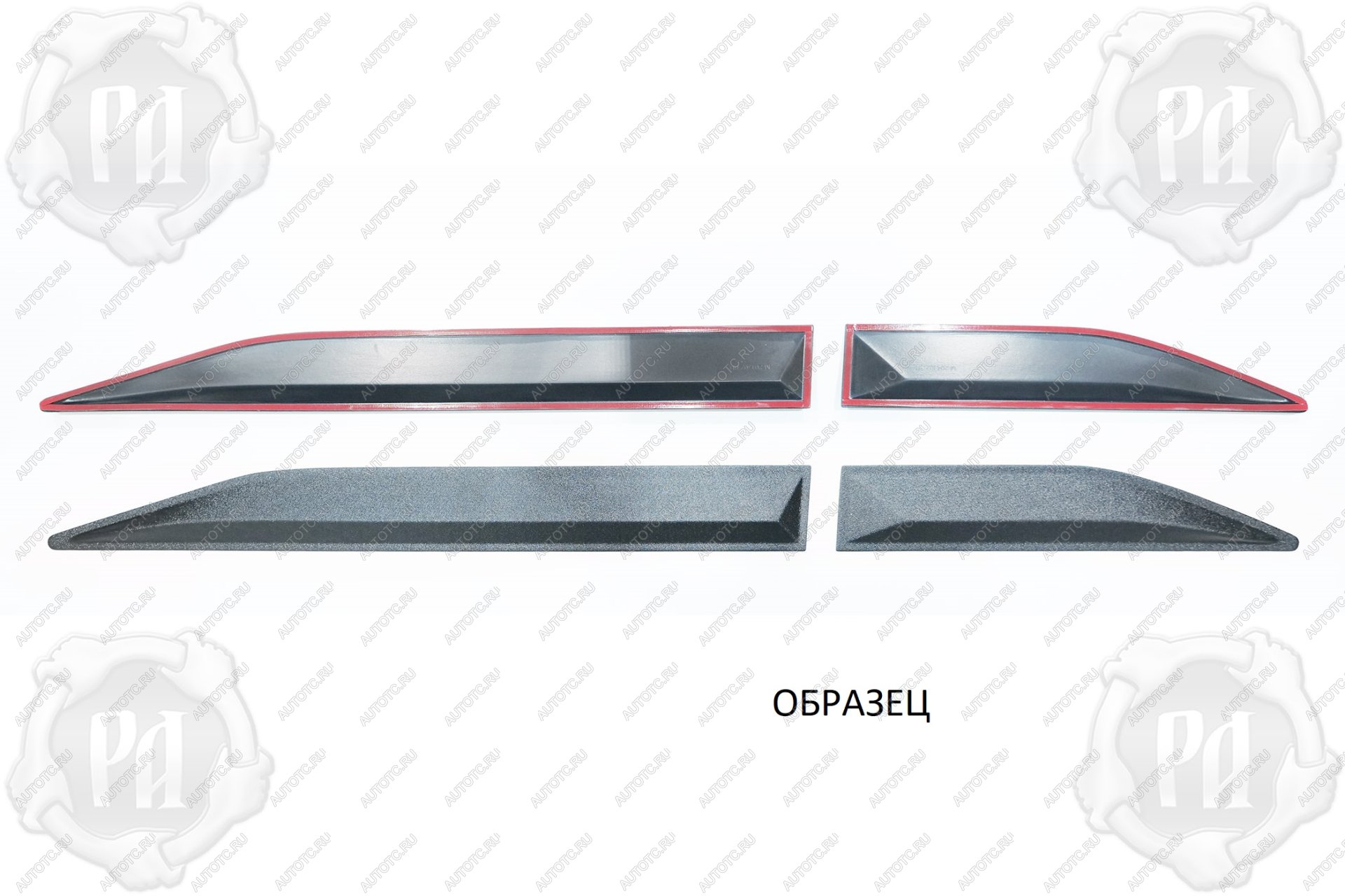 3 299 р. Молдинги на двери Русская Артель Geely Okavango (2021-2025) (глянец под покраску)  с доставкой в г. Воронеж