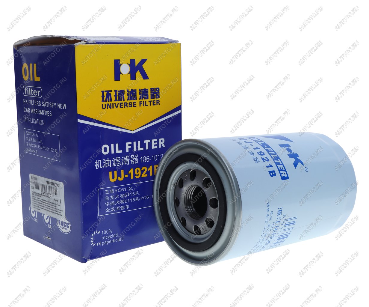 2 199 р. Фильтр масляный КАМАЗ Компас-912 (дв.590.10) OE YUCHAI 186-1012240  с доставкой в г. Воронеж