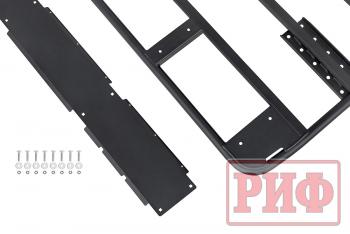58 259 р. Багажник экспедиционный (платформа) РИФ 1500х2750 мм ГАЗ Соболь (для ам с люком)  rifgaz-roof6  с доставкой в г. Воронеж. Увеличить фотографию 13