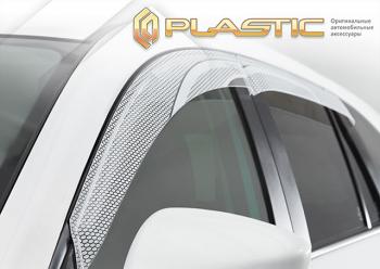 2 199 р. Дефлектора окон CA-Plastic  Nissan Sentra  7 (2014-2017) B17 (серия Art белая)  с доставкой в г. Воронеж. Увеличить фотографию 2