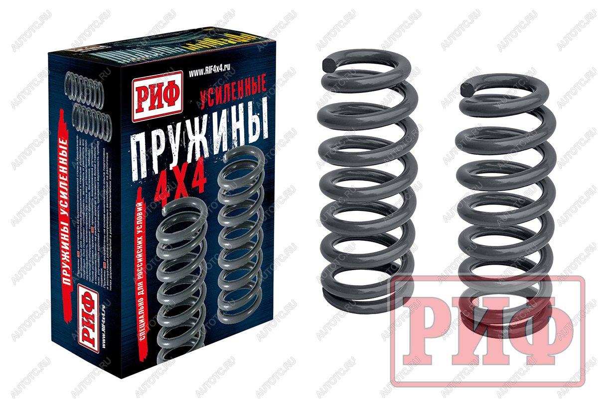 9 949 р. Пружины РИФ передние Mitsubishi Pajero III, IV 2000+ 50-100 кг дизель 3,2 лифт 40 мм (уценка)  mts-510c_u  с доставкой в г. Воронеж