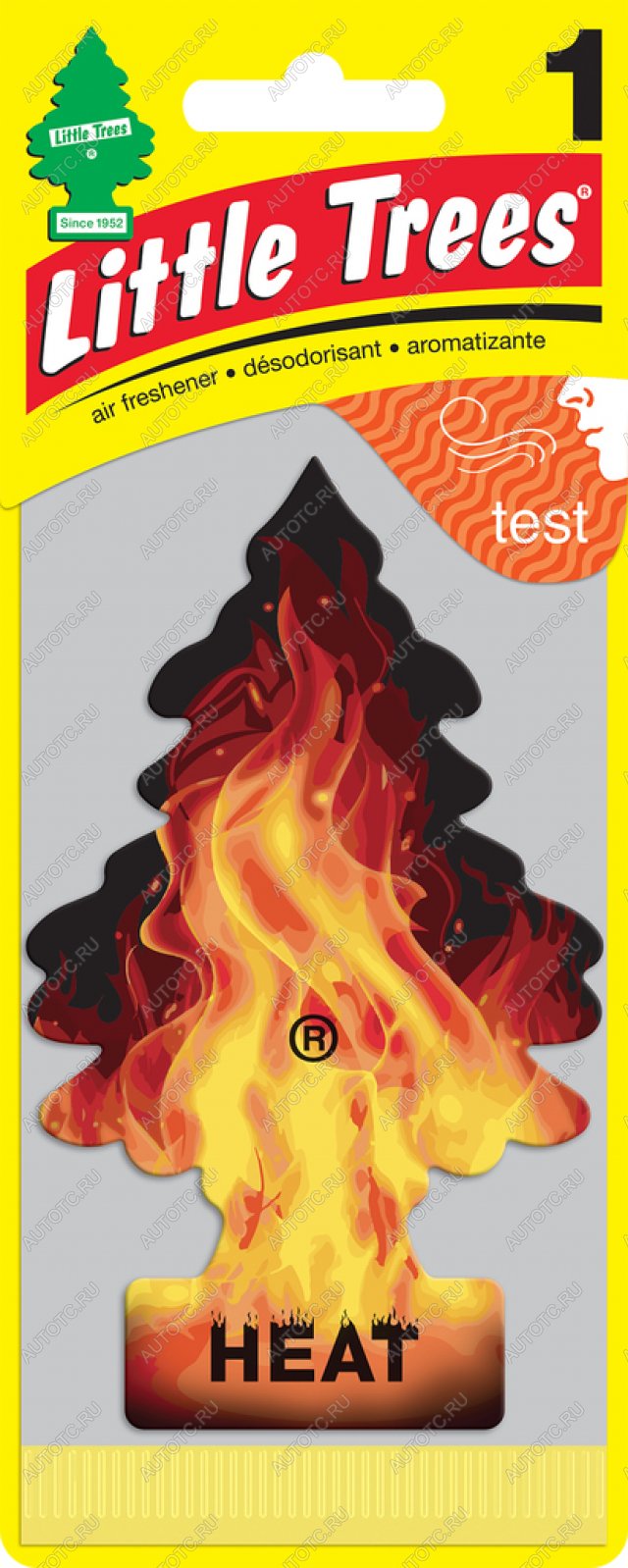 141 р. Ароматизатор подвесной пластина (пламя востока) Елочка CAR FRESHNER CAR FRESHNER u1p-17007-russ  с доставкой в г. Воронеж