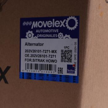 14 499 р. Генератор SITRAK дв.MC11 (80A) MOVELEX MOVELEX 202v261017271-mx  с доставкой в г. Воронеж. Увеличить фотографию 5