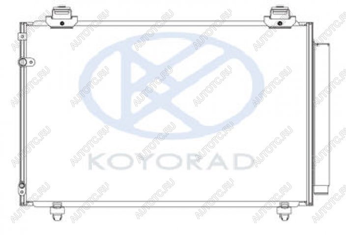 4 899 р. COROLLA VERSO 04- КОНДЕНСАТОР КОНДИЦ (KOYO) BodyParts tycve04-930  с доставкой в г. Воронеж