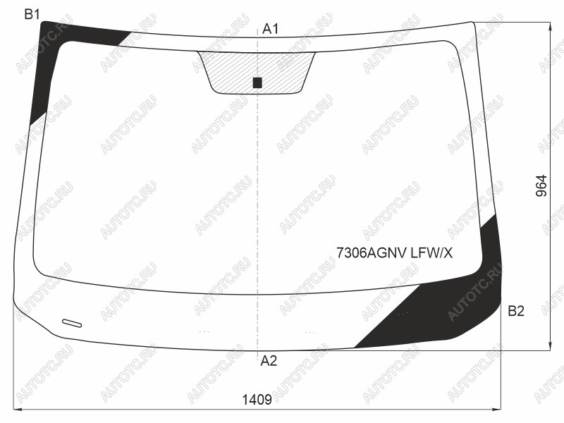 7 299 р. Стекло лобовое RENAULT DUSTER 21- XYG 7306AGNV LFW/X  с доставкой в г. Воронеж