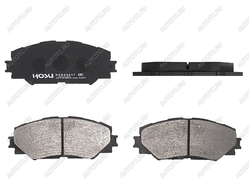 1 199 р. Колодки тормозные перед TOYOTA PREMIOALLION 05-12RAV 4 05-COROLLA 06-13 HOSU HSBR0017  с доставкой в г. Воронеж