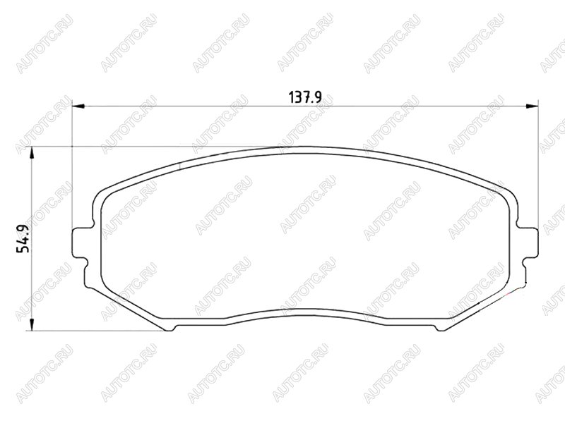 2 799 р. Колодки тормозные перед SUZUKI GRAND VITARA 05- BREMBO P 79 018  с доставкой в г. Воронеж