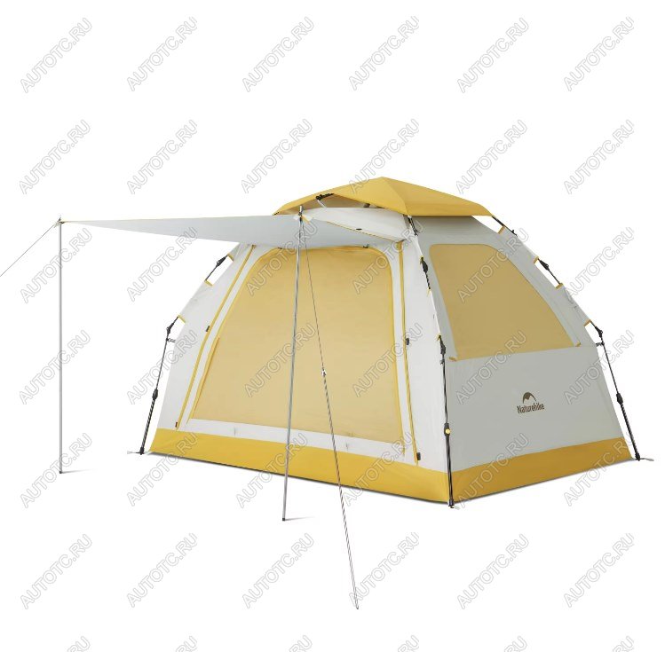 11 999 р. Палатка Naturehike Ango ES60 3-местная, быстросборная, желтая  cnk230ws018-tye  с доставкой в г. Воронеж