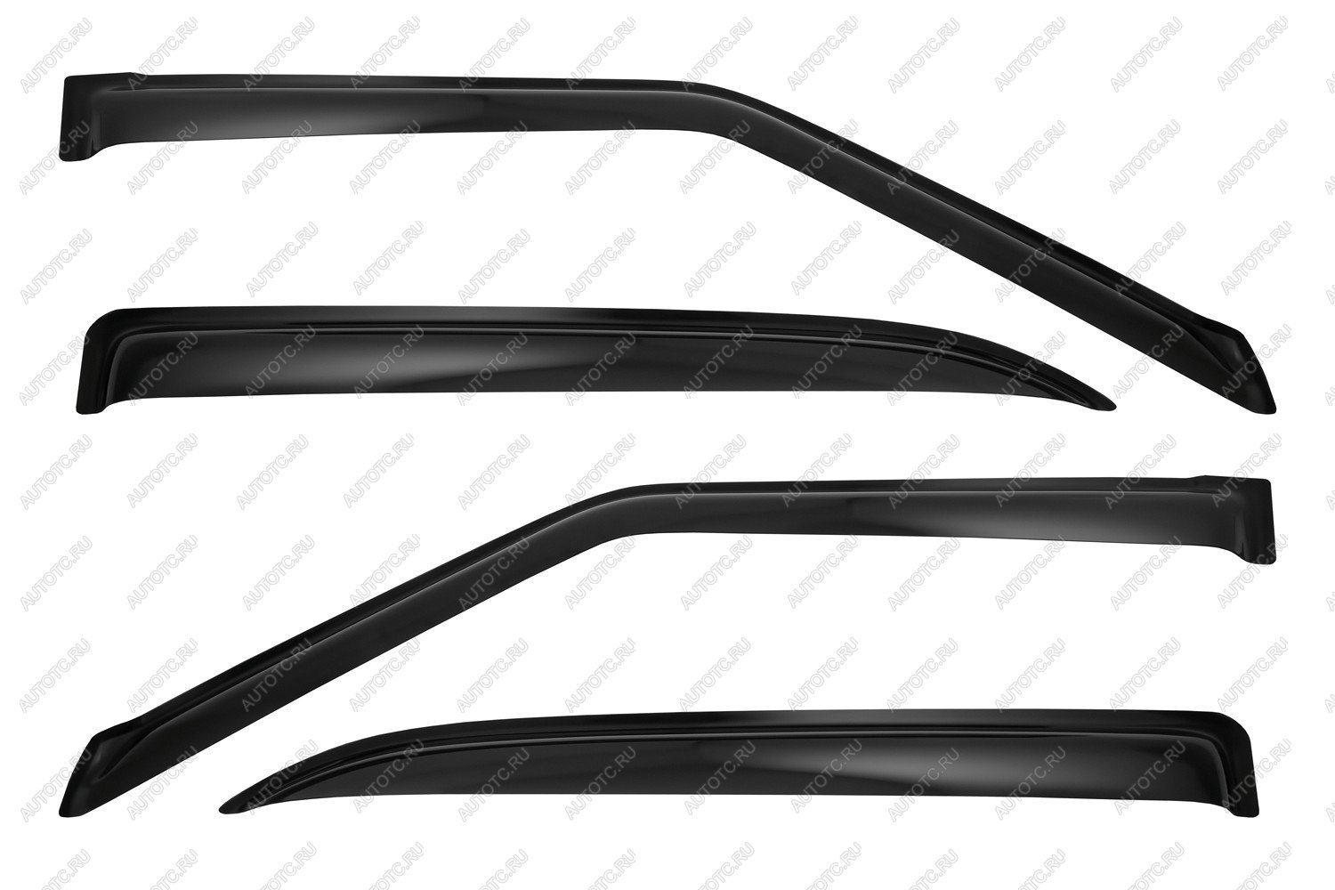 5 399 р. Дефлектор боковых окон Nissan Patrol, 2010-Infiniti QX56, 2010-2013QX80 2013-, 6ч., темный  Ниссан Патрол SIM nld.snipatr10326  с доставкой в г. Воронеж