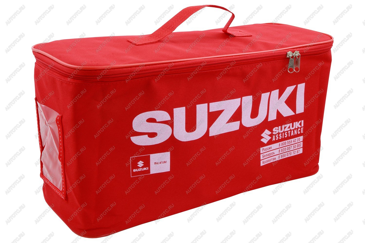 999 р. Сумка текстиль SUZUKI (RS) с логотипом SUZUKI (красная) Autofamily tl-827.1  с доставкой в г. Воронеж