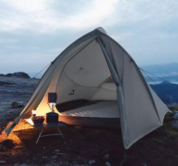 18 999 р. Палатка Naturehike Cloud Up Pro Si 2-местная, алюминиевый каркас, серая  cnk2350ws020-lg2  с доставкой в г. Воронеж. Увеличить фотографию 3