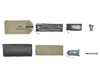 18 999 р. Палатка Naturehike Cloud Up Pro Si 2-местная, алюминиевый каркас, серая  cnk2350ws020-lg2  с доставкой в г. Воронеж. Увеличить фотографию 5