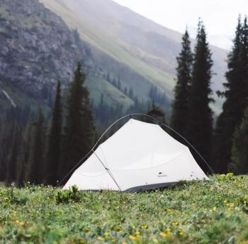 23 449 р. Палатка Naturehike Cloud Up tents UL Si 2-местная, алюминиевый каркас, серая  cnk2450ws017-g2  с доставкой в г. Воронеж. Увеличить фотографию 2